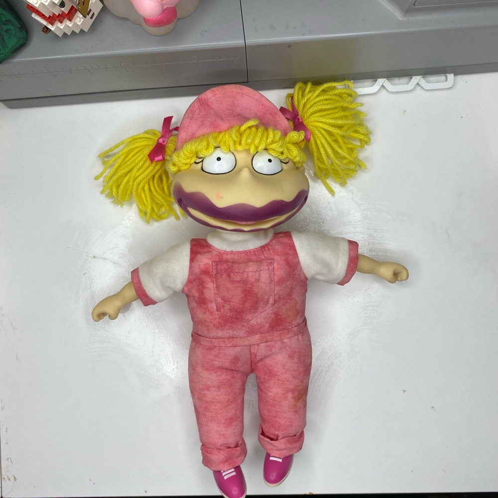 Vintage 1997 Nickelodeon Rugrats ANGELICA 12” Plush Doll – Ice Cream Face